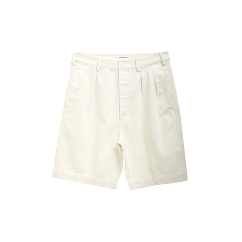 Sunflower Pleated Shorts White 010 4135 Degli Uberti